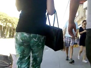 BootyCruise: Asian Honey In Camo Jiggle Pants