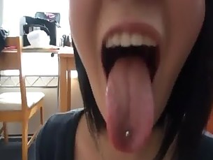 Gokkun- Japanese girl eating cum