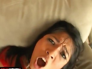 Asian whore brutally fucked