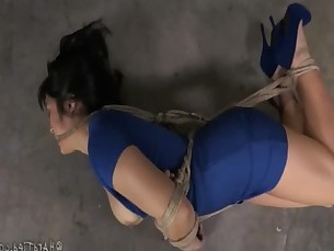 Thick Asian In Rope Bondage
