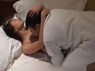 Asian Babe Having Sex With Her Two Office Staffs
